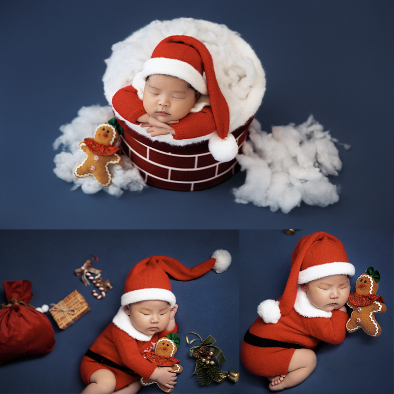 Baby Clothing Set - Santa Claus Newborn Photo Clothing Baby