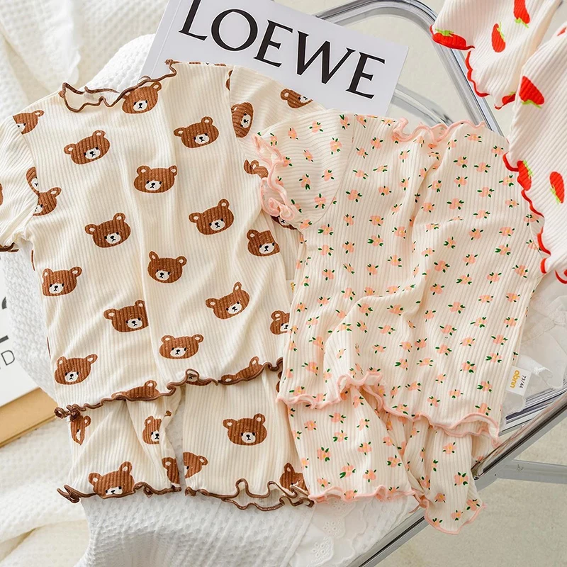 Baby Clothing Deals - 2026 Summer cotton cartoon casual Pajama