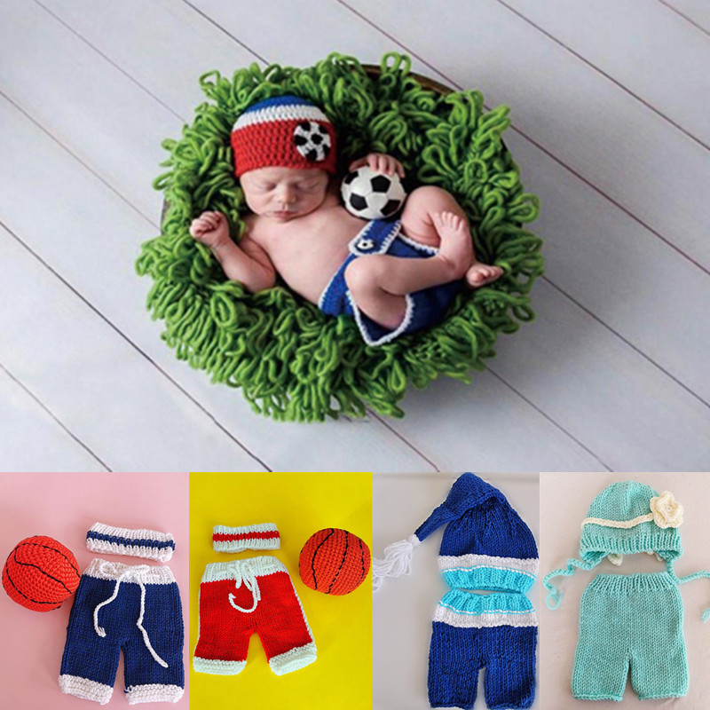 Baby Clothing Set - 3/2 Pcs/set Newborn Photography Props Costumes