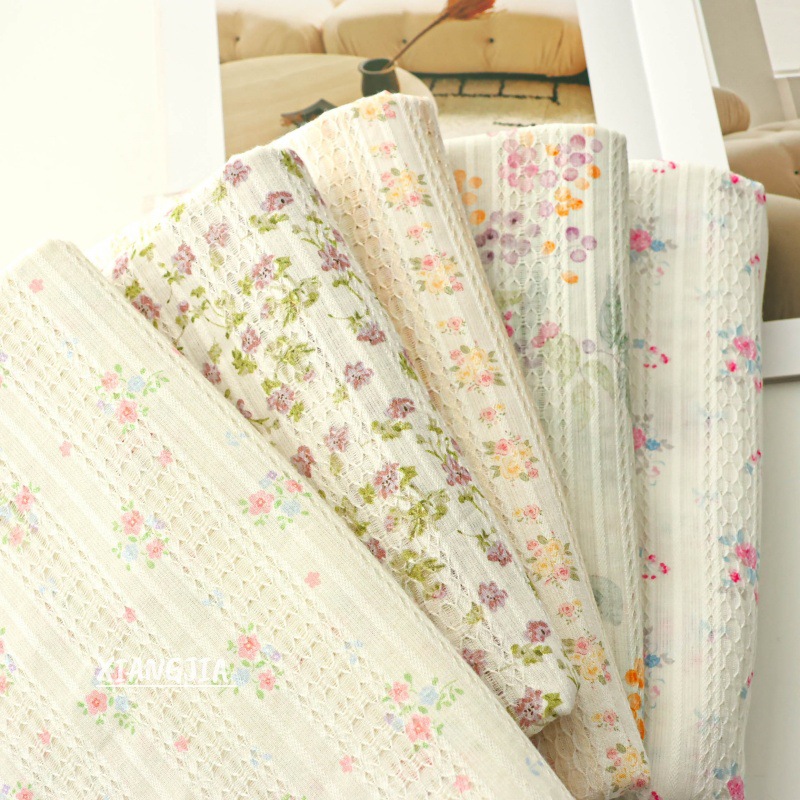 Baby Clothing Material - 145x50cm Vintage Hollow Out Pure Cotton