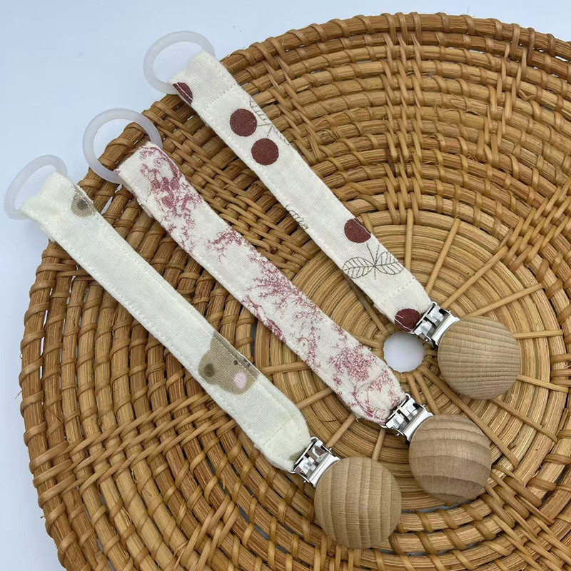 Baby Clothing Material - Baby Pacifier Chain Clips Holders Anti-drop