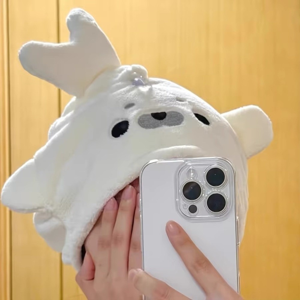 Cartoon Baby Seal Dry Hair Cap - Baby Clothing Wash review and price