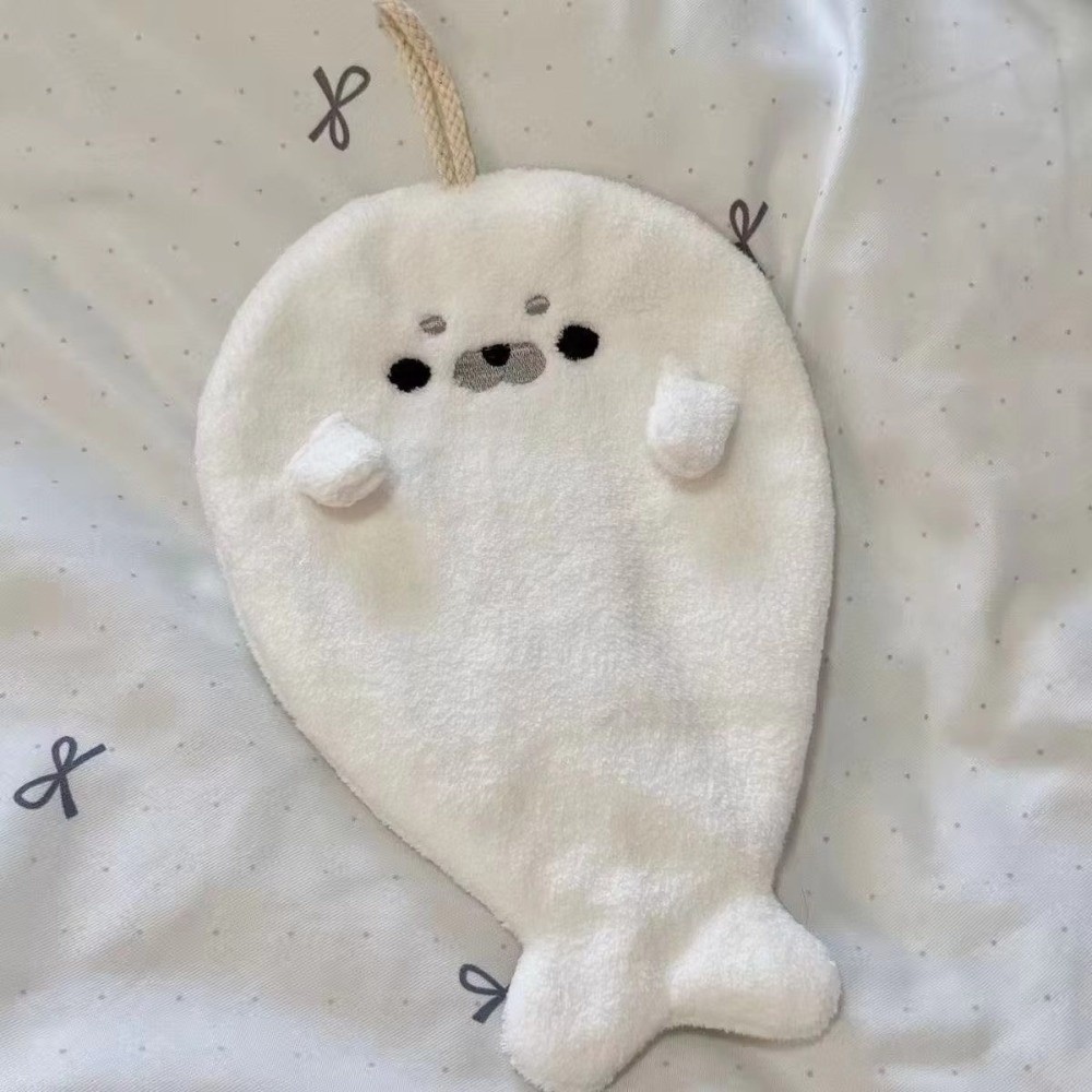 Cartoon Baby Seal Dry Hair Cap - Baby Clothing Wash review and price