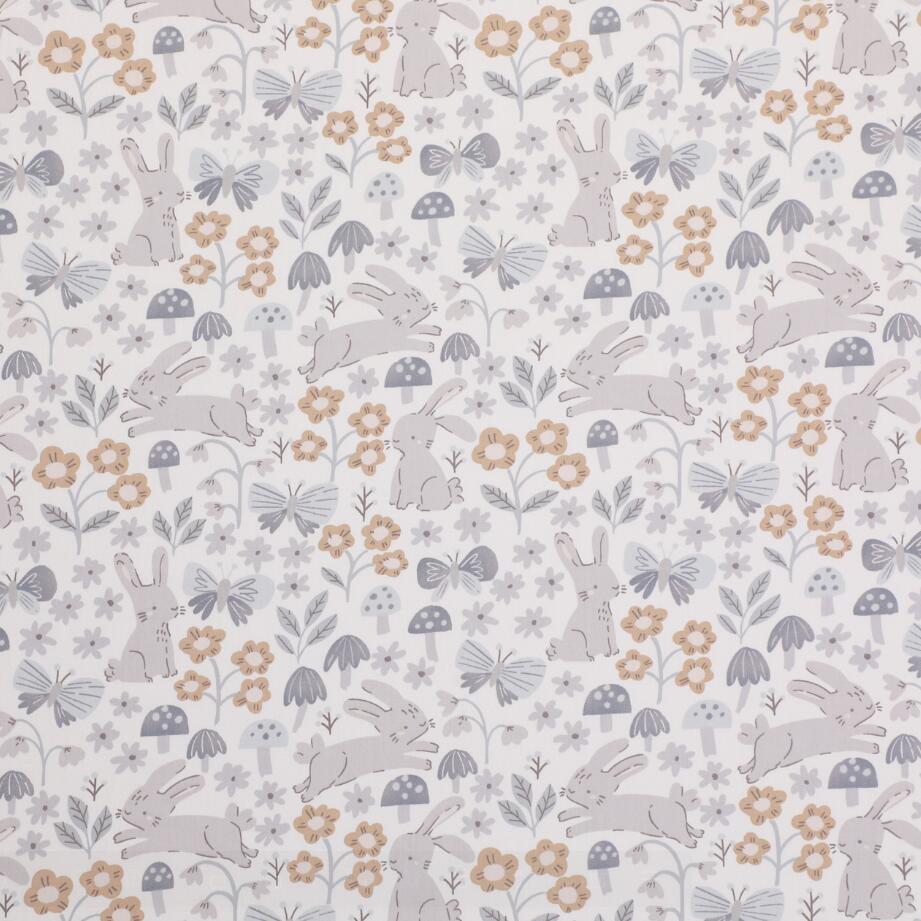Rabbit Printed Cotton Fabric f - Baby Clothing Material review and price