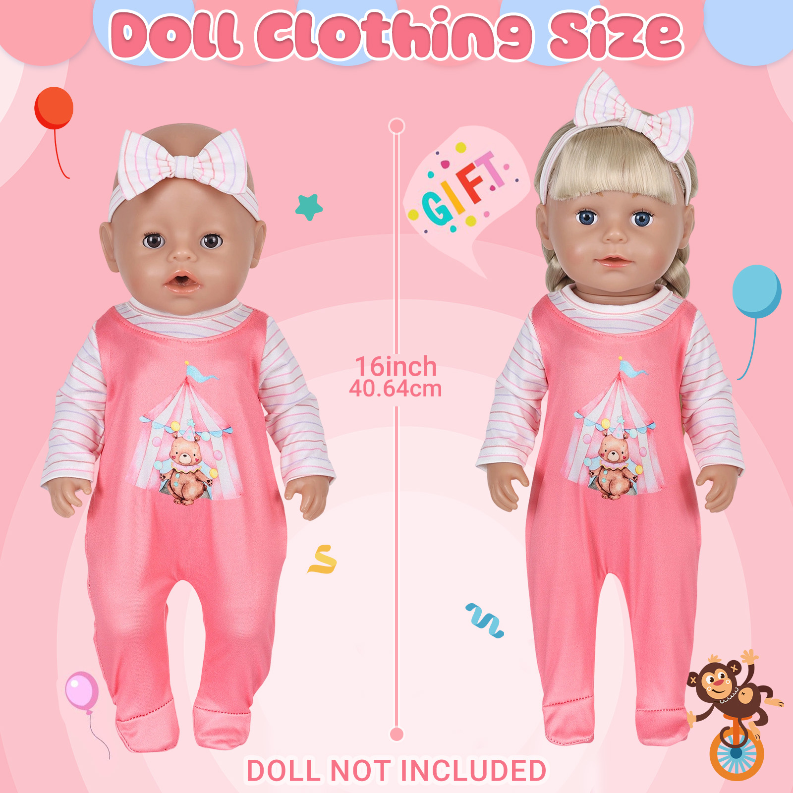 Doll Clothes for 16-18inch 40- - Baby Clothing Set review and price