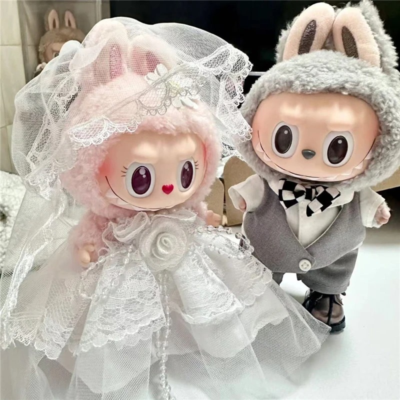 15 17cm For Labubu Doll Weddin - Baby Clothing Set review and price