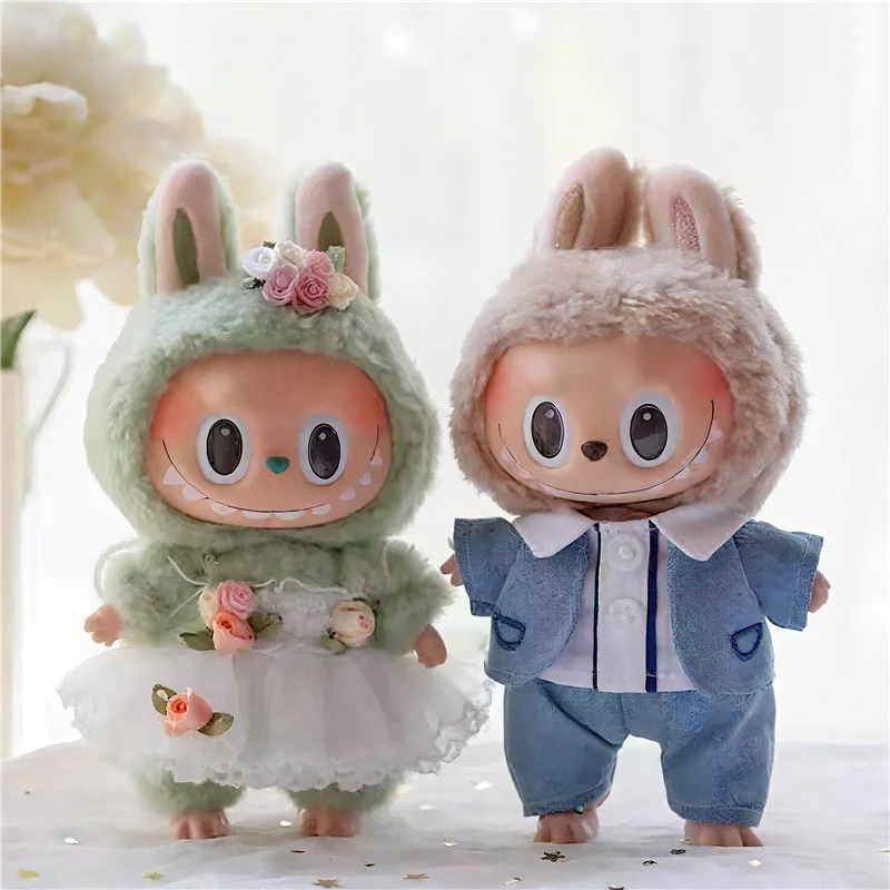 15 17cm For Labubu Doll Weddin - Baby Clothing Set review and price