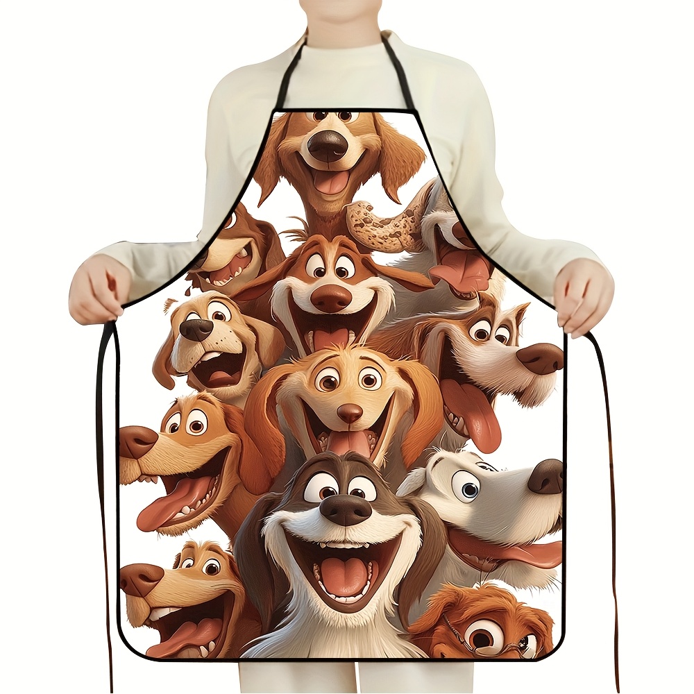 Cartoon Dog Pack Apron – 8 Pla - Printed Bibs Pack review and price
