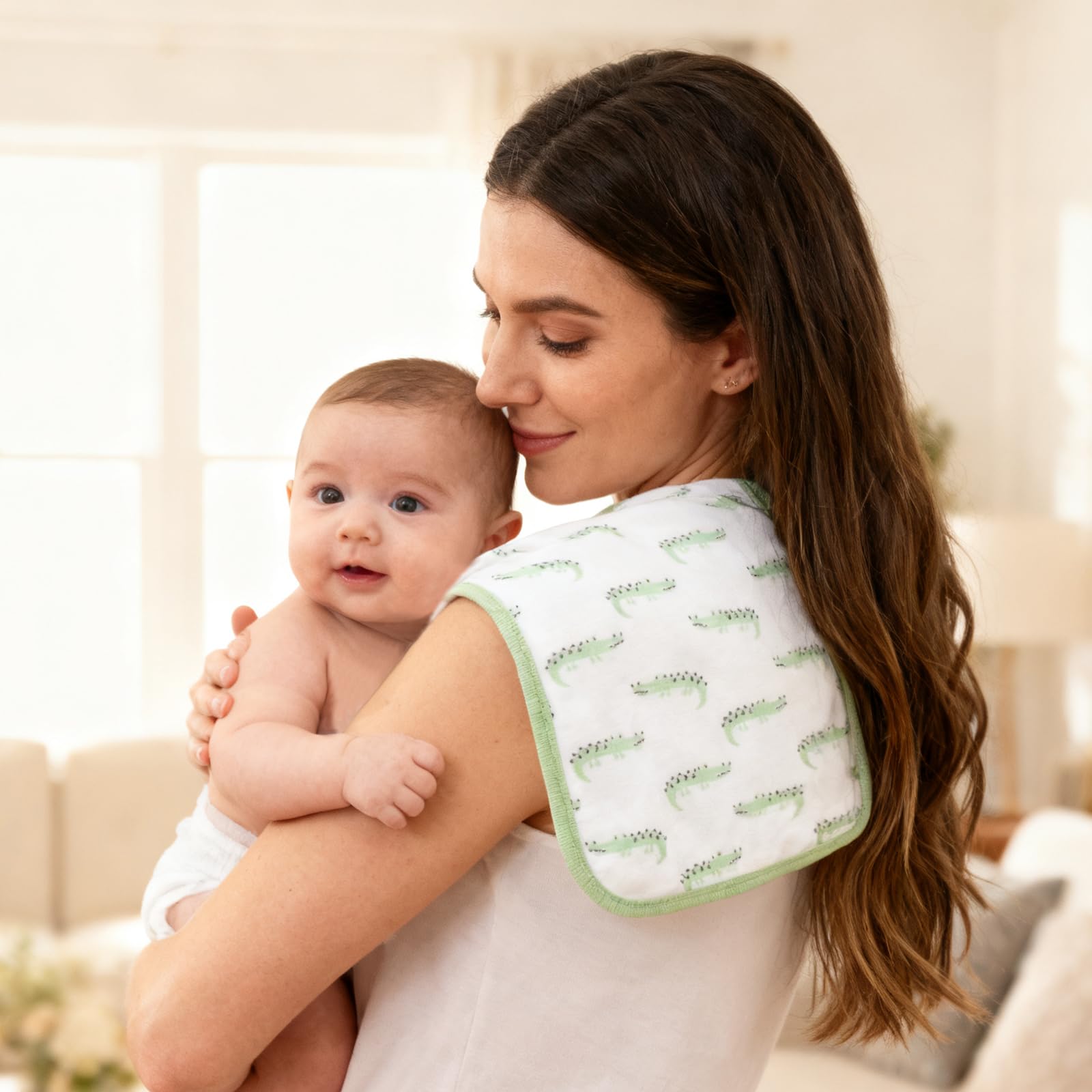 Benoxine 8-Pack Organic Cotton - Printed Bibs Pack review and price