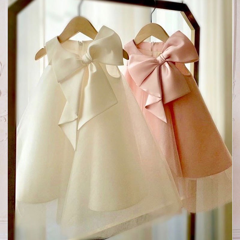 Summer Big Bow Baby Girl Dress - Baby Clothing Set review and price