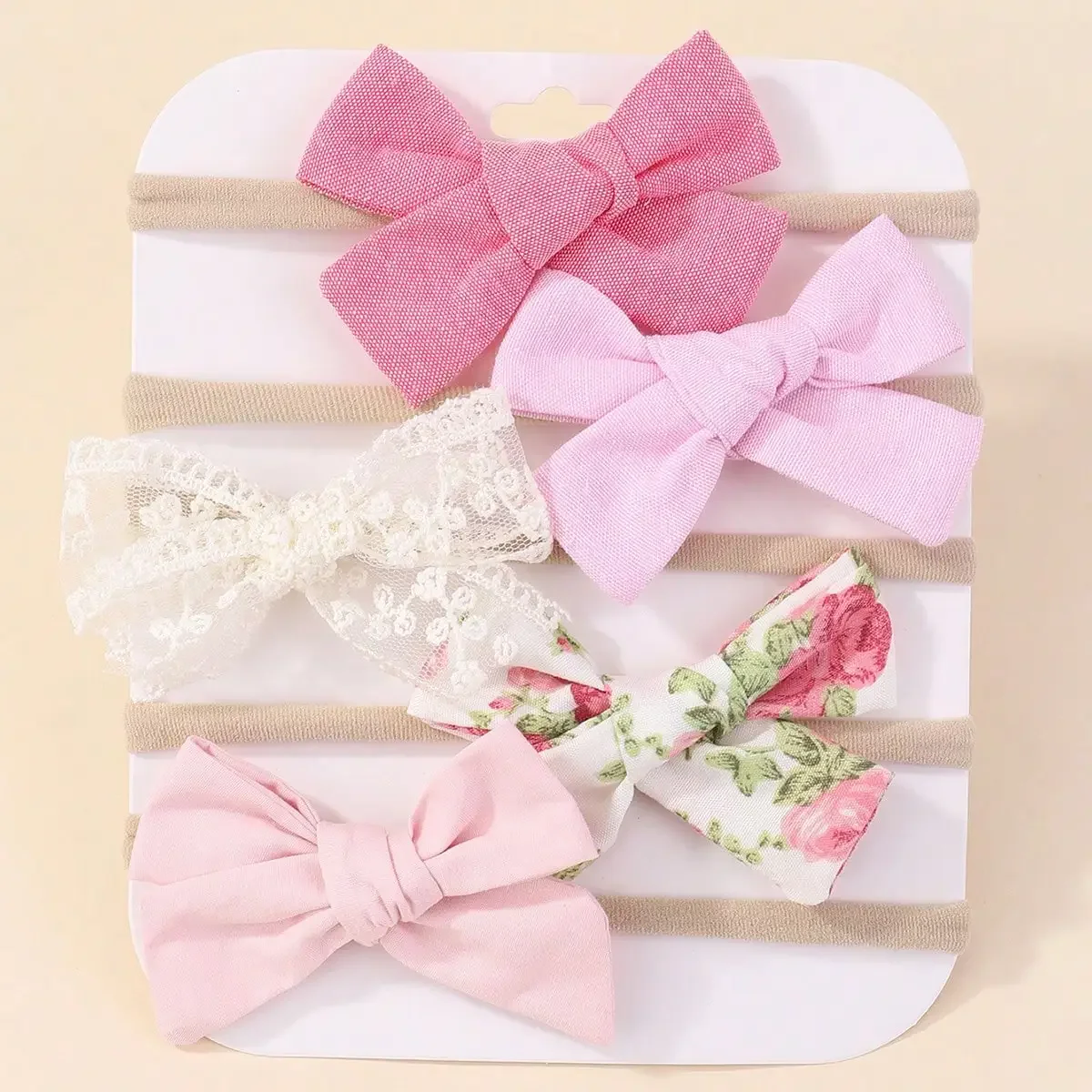 5Pcs/Set Baby Elastic Headband - Baby Clothing Gift Set review and price