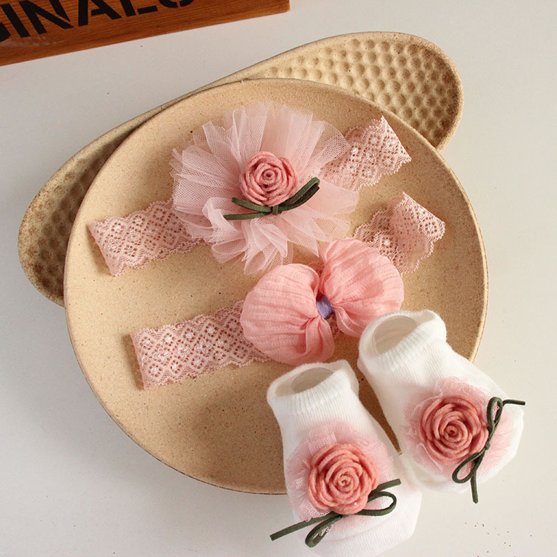 Summer Baby Girl Headband Sock - Baby Clothing Gift Set review and price