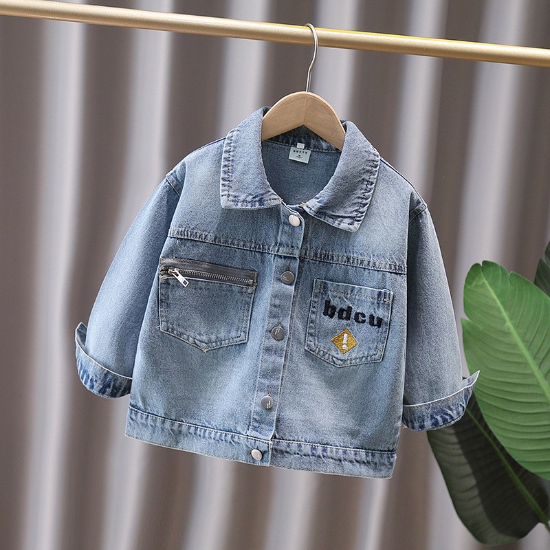 Cute Style Baby Child Denim Ja - Baby Clothing Set review and price