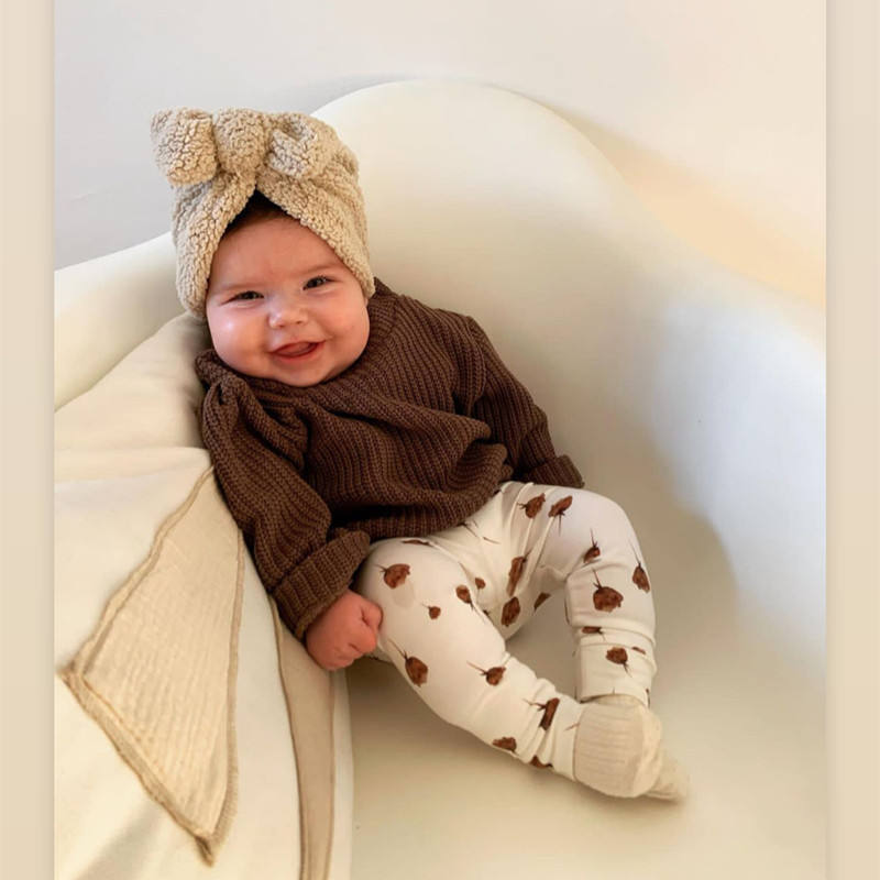 Cute Newborn Baby Knot Turban  - Baby Clothing Material review and price