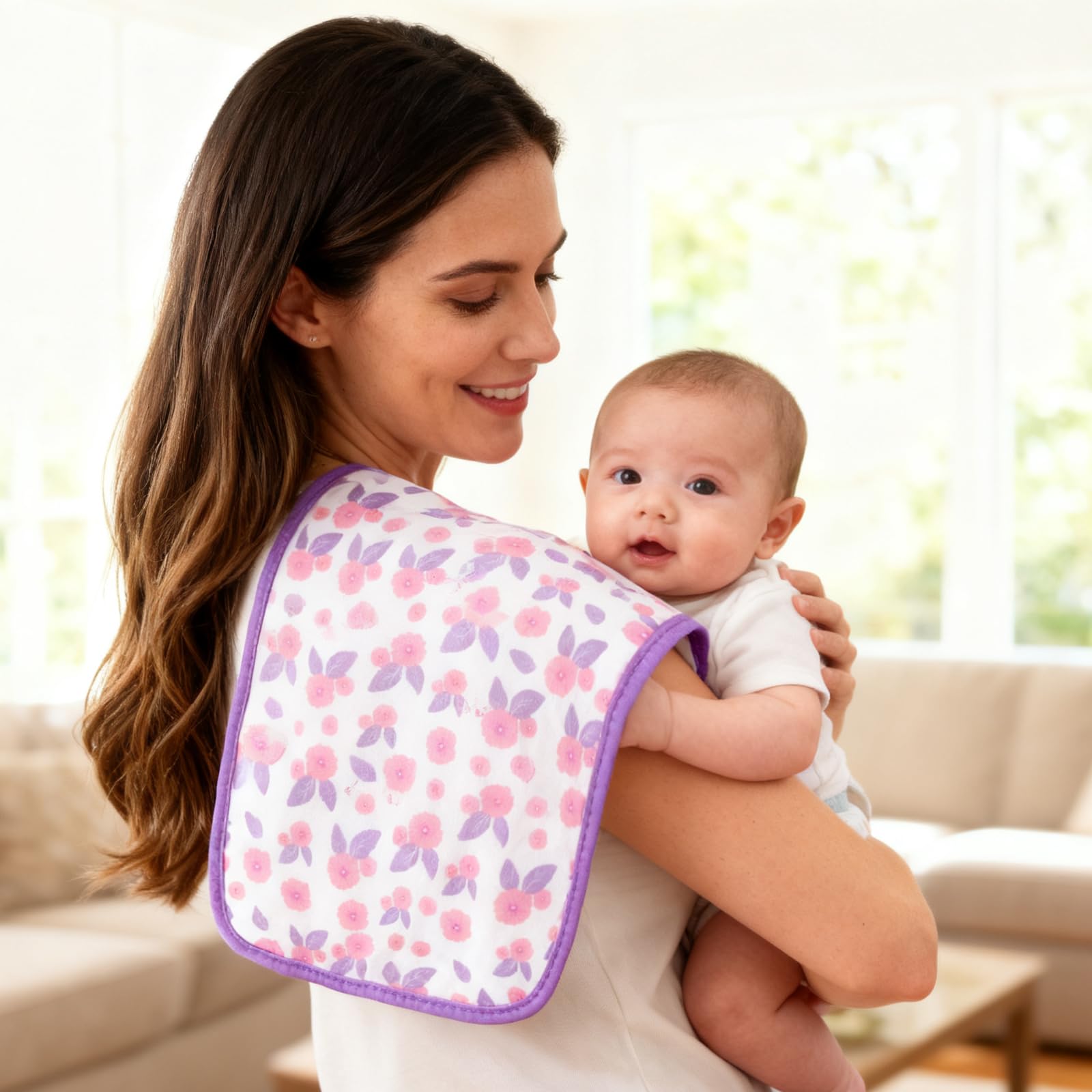 Benoxine 8-Pack Organic Cotton - Printed Bibs Pack review and price