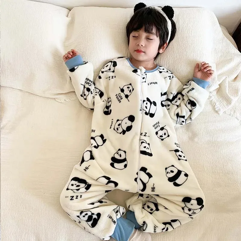 Cartoon Flannel Fleece Childre - Baby Clothing For Sleep review and price