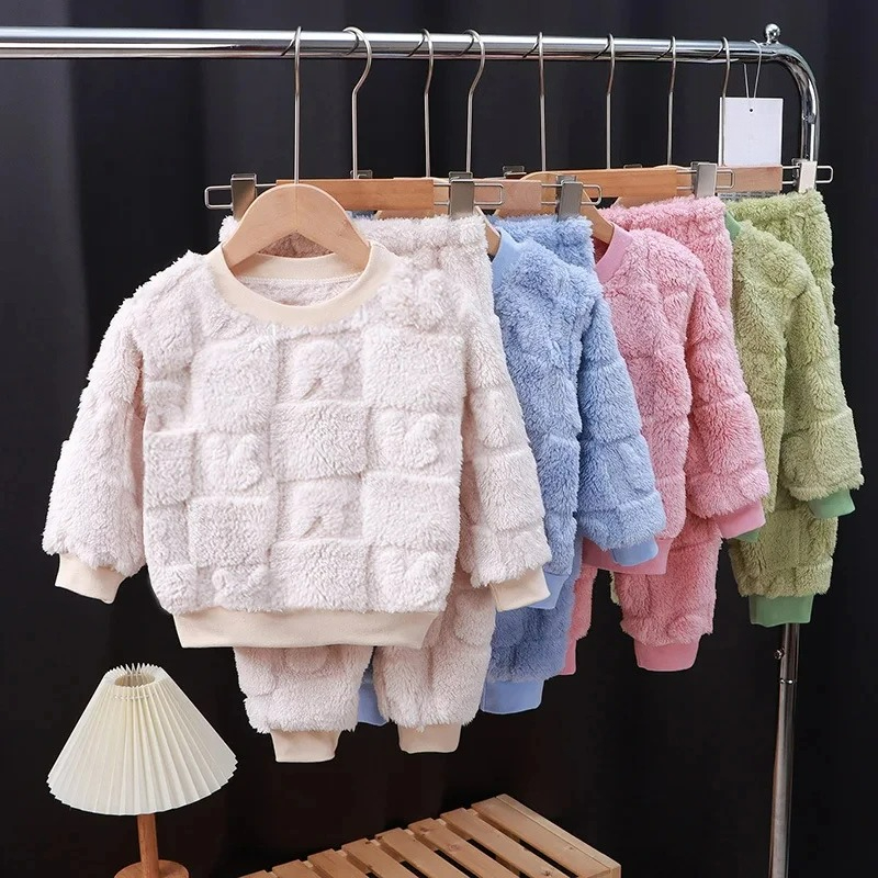 Autumn Winter Flange Sleepwear - Baby Clothing For Sleep review and price