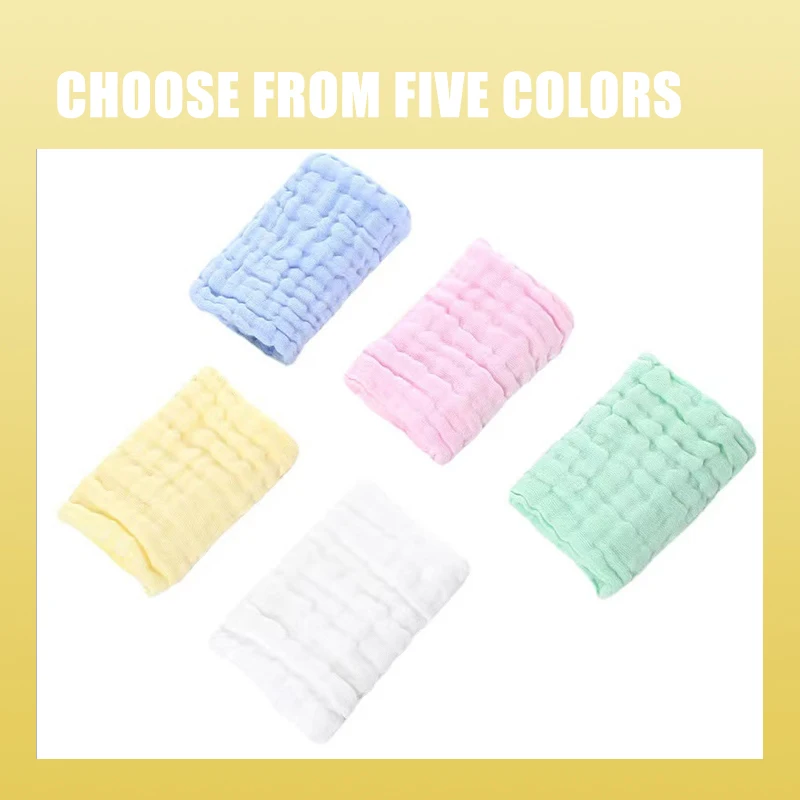 5pcs Baby Muslin Washcloths Bu - Baby Clothing Wash review and price