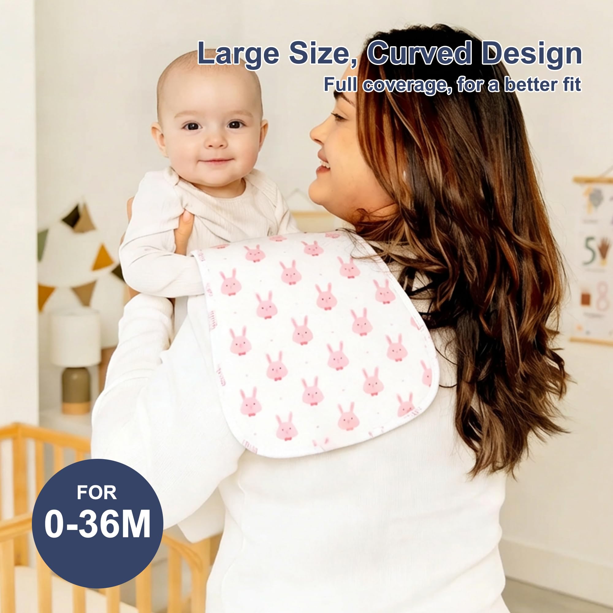 Benoxine 10-Pack Large Baby Bu - Printed Bibs Pack review and price